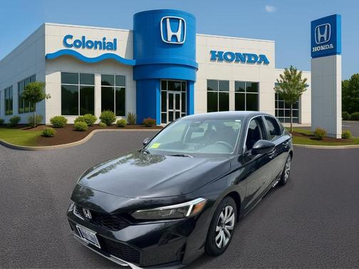 Crystal Black Pearl 2025 Honda Civic LX