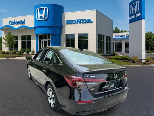 Crystal Black Pearl 2025 Honda Civic LX