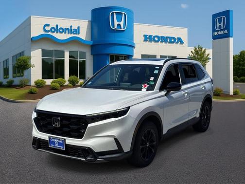 Platinum White Pearl 2024 Honda CR-V Hybrid Sport