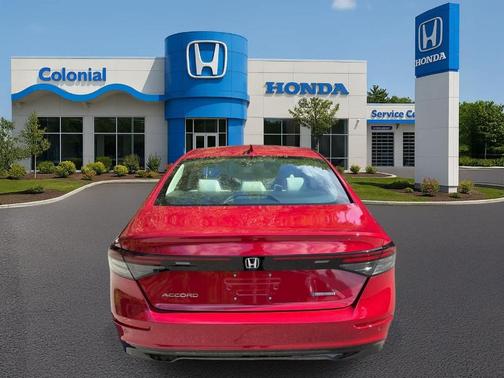 Radiant Red Metallic 2026 Honda Accord Hybrid EX-L
