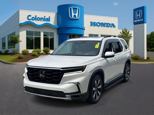 Platinum White Pearl 2025 Honda Pilot Elite