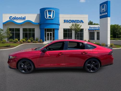Radiant Red Metallic 2026 Honda Accord Hybrid Sport-L
