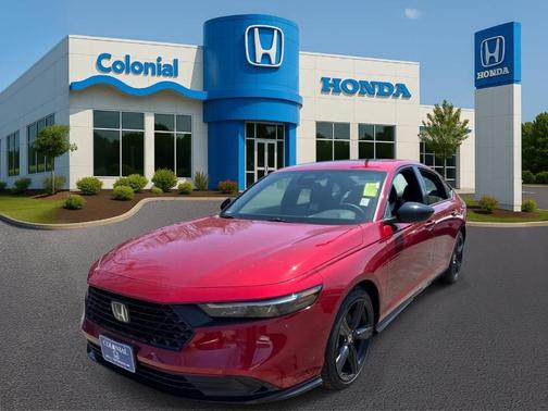 Radiant Red Metallic 2026 Honda Accord Hybrid Sport-L
