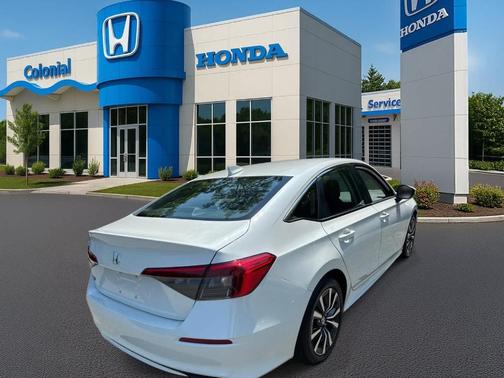 Platinum White Pearl 2023 Honda Civic EX
