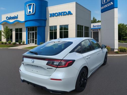 Platinum White Pearl 2026 Honda Civic Sport