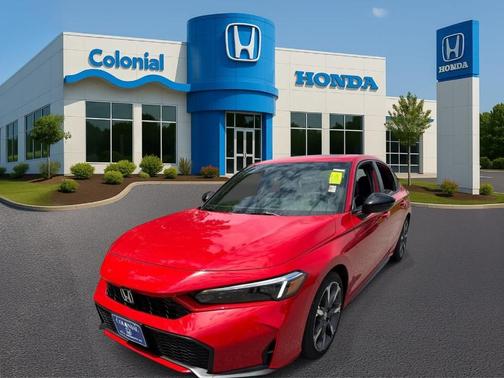 Rallye Red 2026 Honda Civic Hybrid Sport Touring