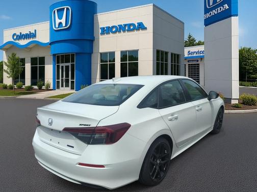 Platinum White Pearl 2026 Honda Civic Hybrid