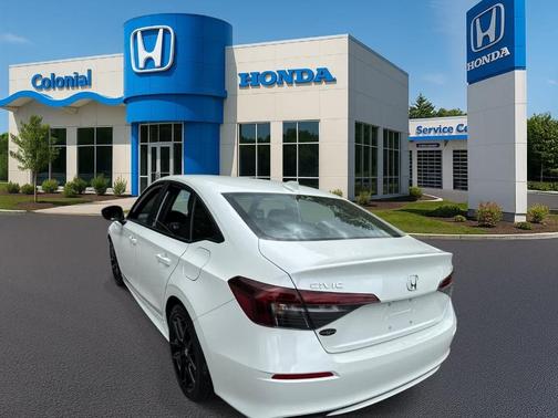 Platinum White Pearl 2025 Honda Civic Sport