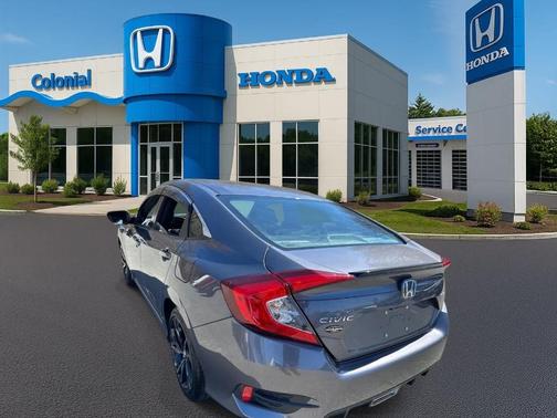 Modern Steel Metallic 2019 Honda Civic Sport