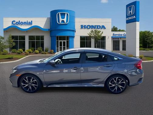 Modern Steel Metallic 2019 Honda Civic Sport
