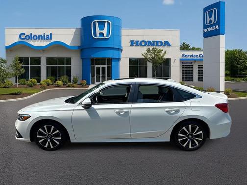 Platinum White Pearl 2023 Honda Civic EX