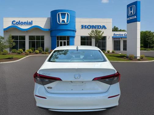 Platinum White Pearl 2023 Honda Civic EX