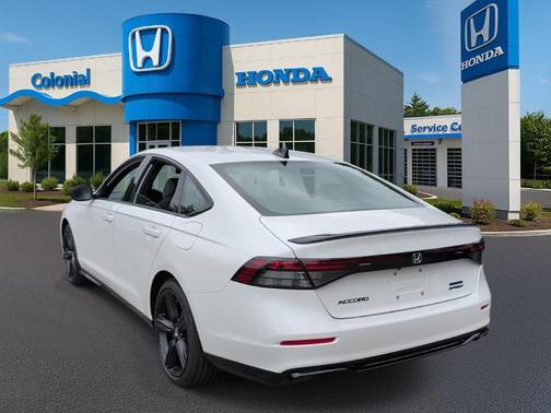 Platinum White Pearl 2026 Honda Accord Hybrid Sport-L