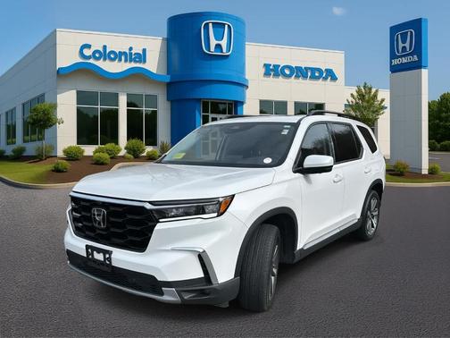 Platinum White Pearl 2025 Honda Pilot Elite