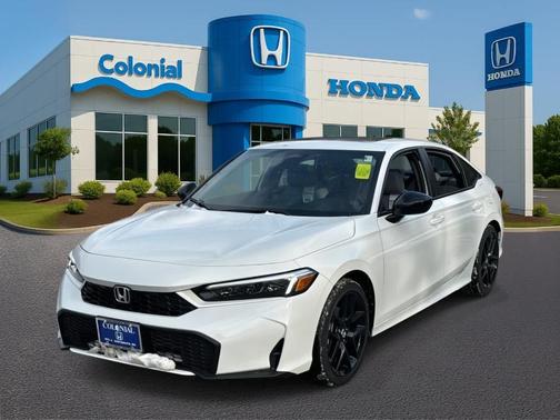 Platinum White Pearl 2026 Honda Civic Hybrid