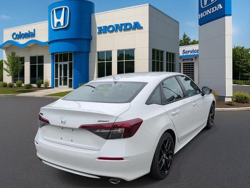 Platinum White Pearl 2026 Honda Civic Sport