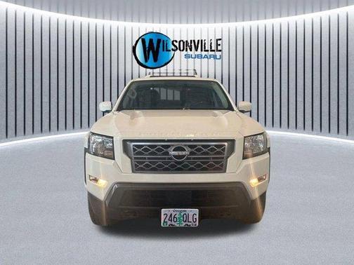Glacier White 2022 Nissan Frontier SV