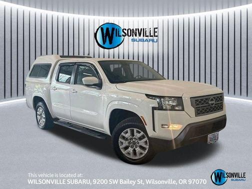 Glacier White 2022 Nissan Frontier SV