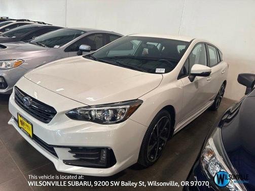 Crystal White Pearl 2021 Subaru Impreza Sport