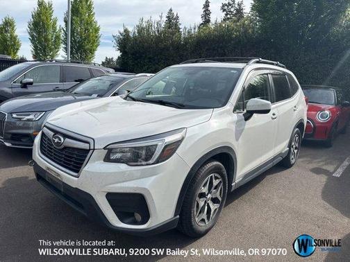 Crystal White Pearl 2021 Subaru Forester Premium