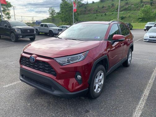 Ruby Flare Pearl 2021 Toyota RAV4 Hybrid XLE