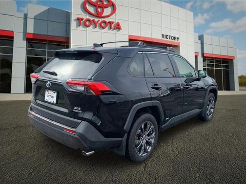 Midnight Black Metallic 2023 Toyota RAV4 Hybrid XLE Premium