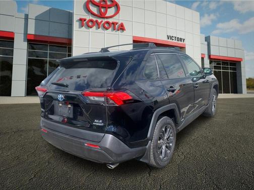 Midnight Black Metallic 2023 Toyota RAV4 Hybrid XLE Premium