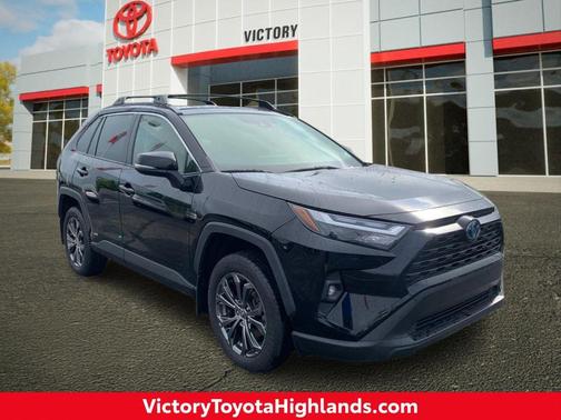 Midnight Black Metallic 2023 Toyota RAV4 Hybrid XLE Premium