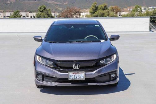 Modern Steel Metallic 2020 Honda Civic Sport