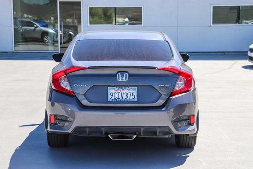 Modern Steel Metallic 2020 Honda Civic Sport