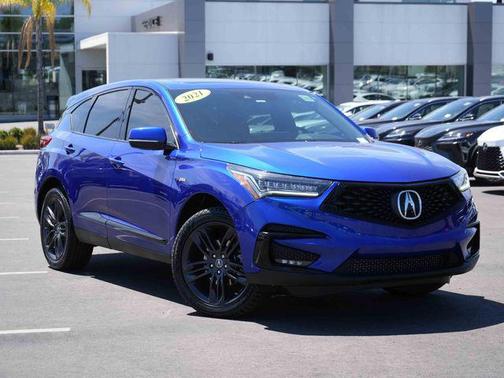 Apex Blue Pearl 2021 Acura RDX A-Spec