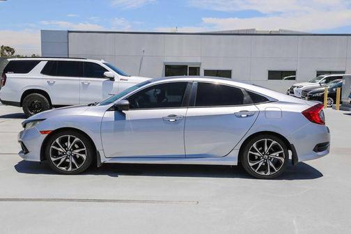Lunar Silver Metallic 2019 Honda Civic Sport