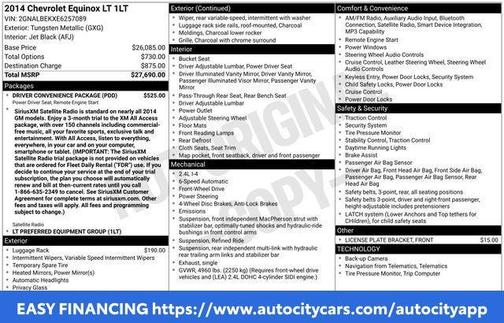 Tungsten Metallic 2014 Chevrolet Equinox 1LT