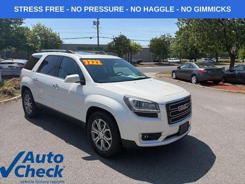 White Diamond Clearcoat 2013 GMC Acadia SLT-1