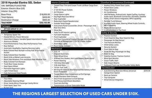 Electric Blue 2018 Hyundai ELANTRA SEL