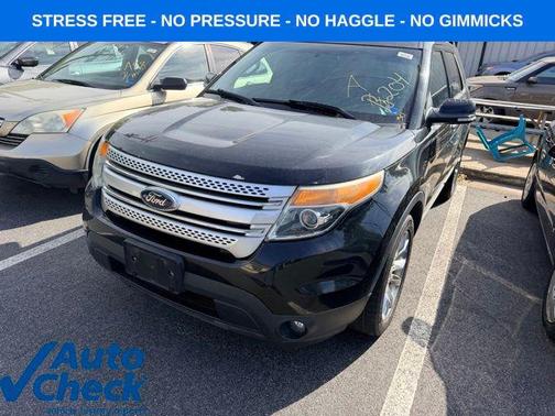 White Platinum Metallic Tri-Coat 2015 Ford Explorer XLT
