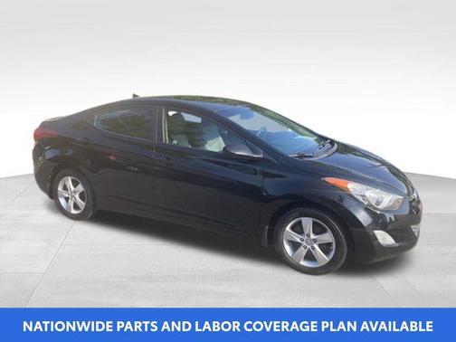 Midnight Black Mica 2012 Hyundai ELANTRA GLS