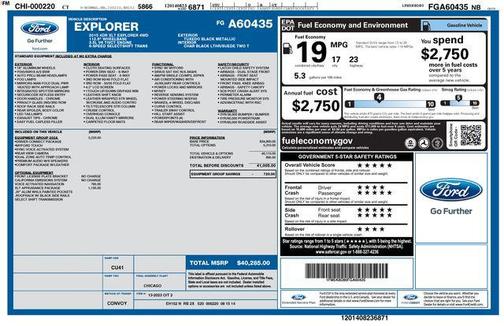 Tuxedo Black Metallic 2015 Ford Explorer XLT