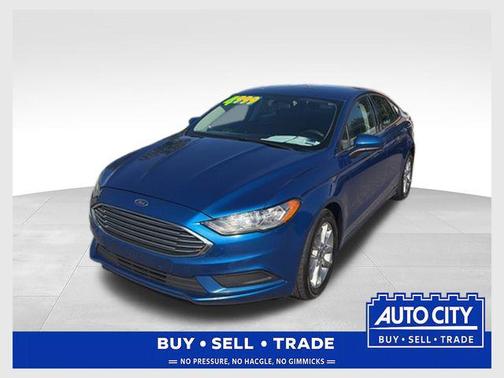 Lightning Blue 2017 Ford Fusion SE