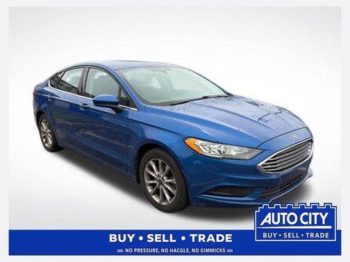 Lightning Blue 2017 Ford Fusion SE