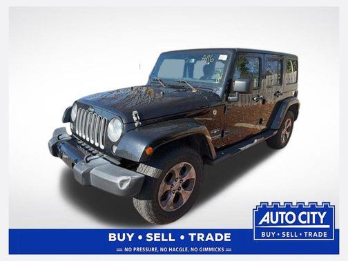 Black Clearcoat 2016 Jeep Wrangler Unlimited Sahara SUV