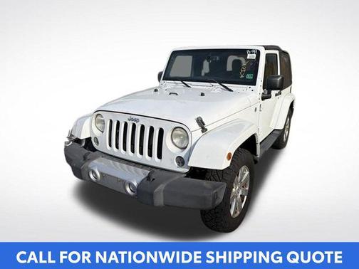 Bright White Clearcoat 2014 Jeep Wrangler Sahara