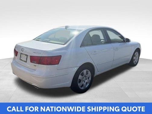 Powder White Pearl 2009 Hyundai SONATA GLS