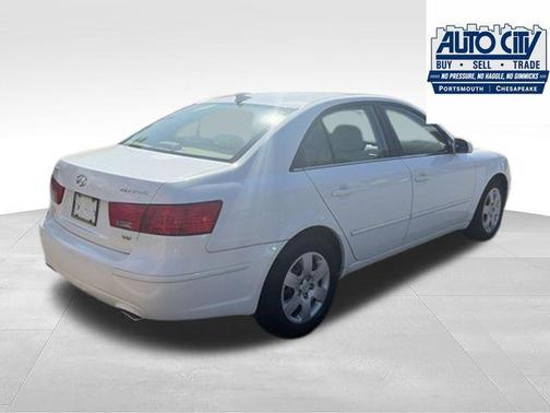Powder White Pearl 2009 Hyundai SONATA GLS