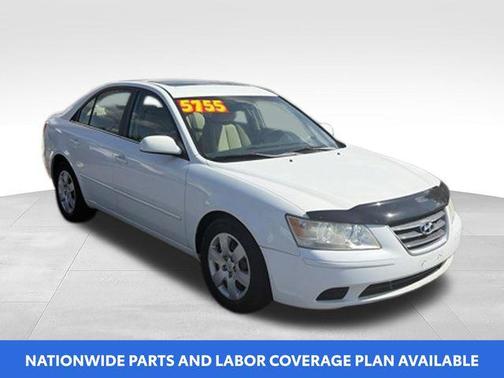 Powder White Pearl 2009 Hyundai SONATA GLS