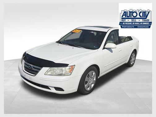 Powder White Pearl 2009 Hyundai SONATA GLS