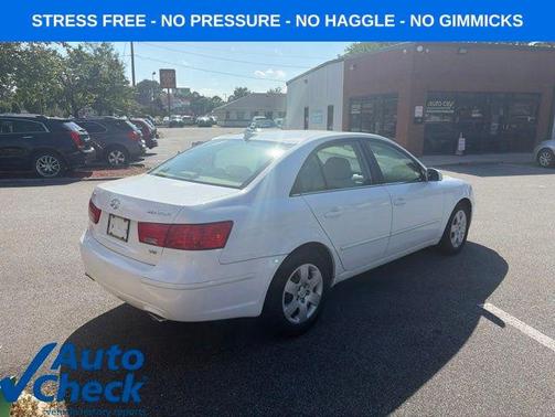 Powder White Pearl 2009 Hyundai SONATA GLS
