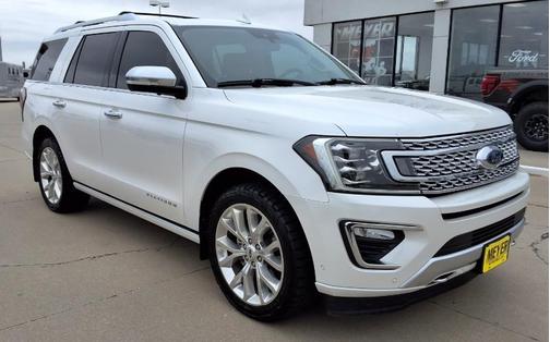 White 2019 Ford Expedition Platinum