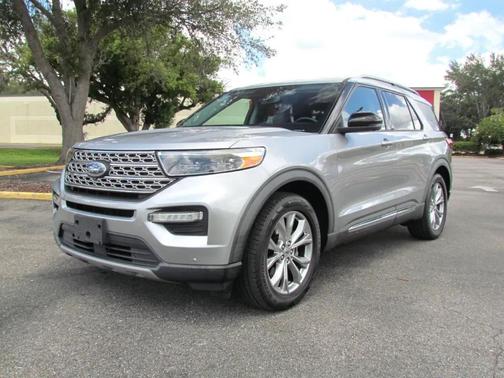 Ingot Silver Metallic 2020 Ford Explorer Limited 4D SUV RWD