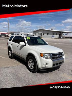 White Suede 2012 Ford Escape Limited